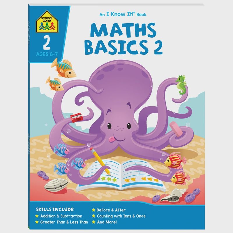 School Zone I Know It Maths Basics 2 RRP $9.99