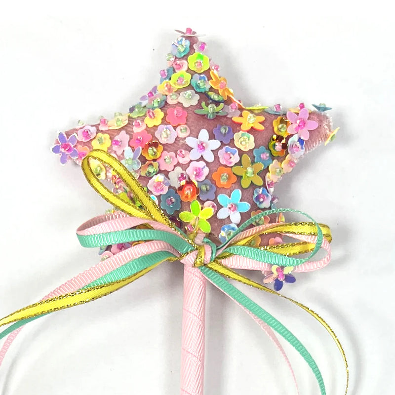 Lauren Hinkley | Floral Sequin Bow Wand