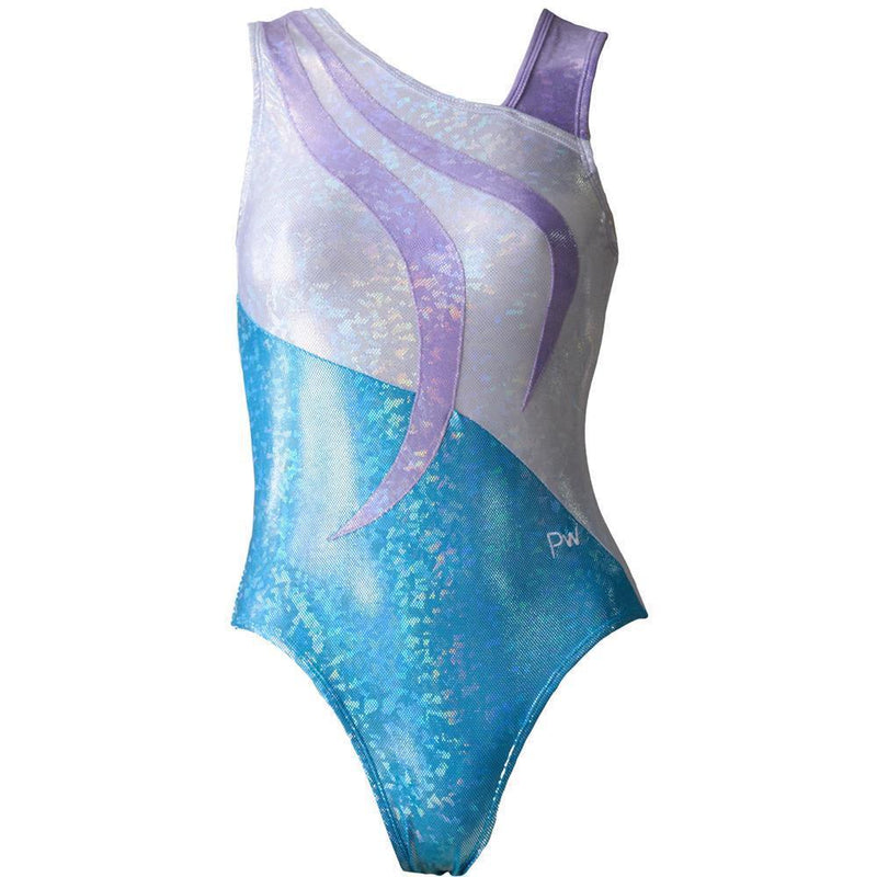 SGY118-4 Turquoise/White Leotard