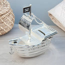 Money Box: Pirate Ship (Silver Plated)