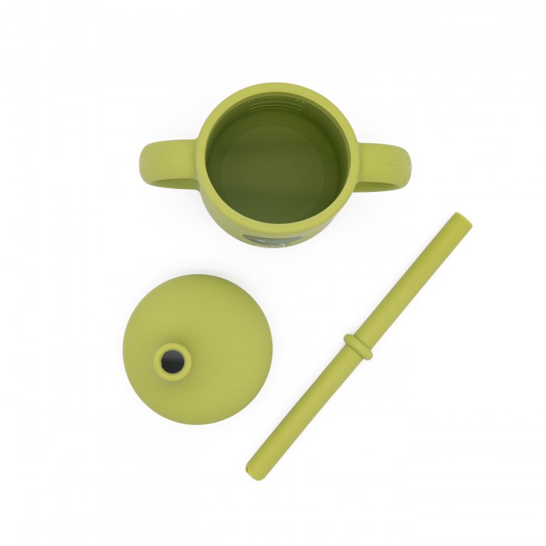 Sassi Silicone Sippy Cup Set - Cracky The Dinosaur