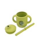 Sassi Silicone Sippy Cup Set - Cracky The Dinosaur