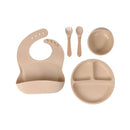 Silicone Feeding Set - Beige