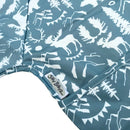 Silly Billyz: Wipe Clean Nylon Small Long Sleeve Bib -Wilderness