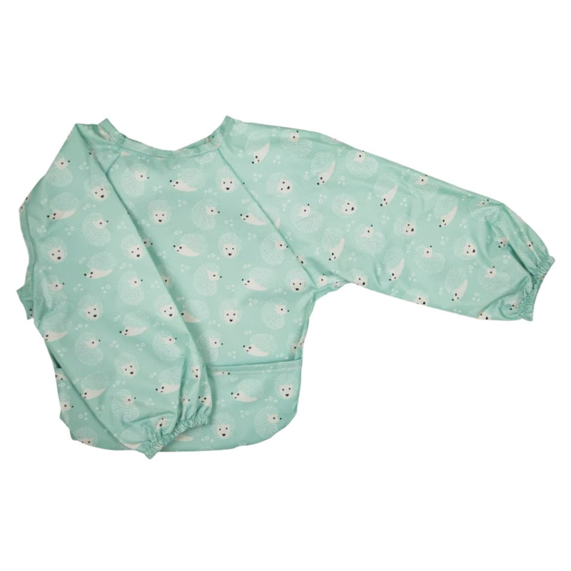 Silly Billyz Wipe Clean Small Long Sleeve Bib - Mr Hedgehog