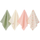 Hudson Baby Bamboo Washcloths 4pk - Assstd