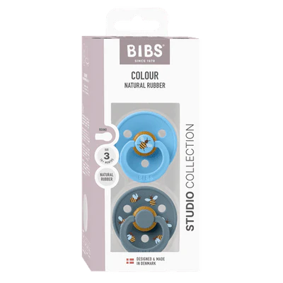 BIBS | Pacifier Studio Colour Bumblebee-Breeze Petrol