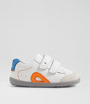 Bobux "SU Blaze Boys Shoe - White/Azure