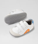 Bobux "SU Blaze Boys Shoe - White/Azure