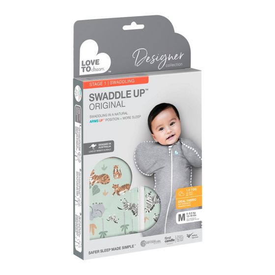 SWADDLE UP™ DESIGNER 1.0 TOG - SAFARI