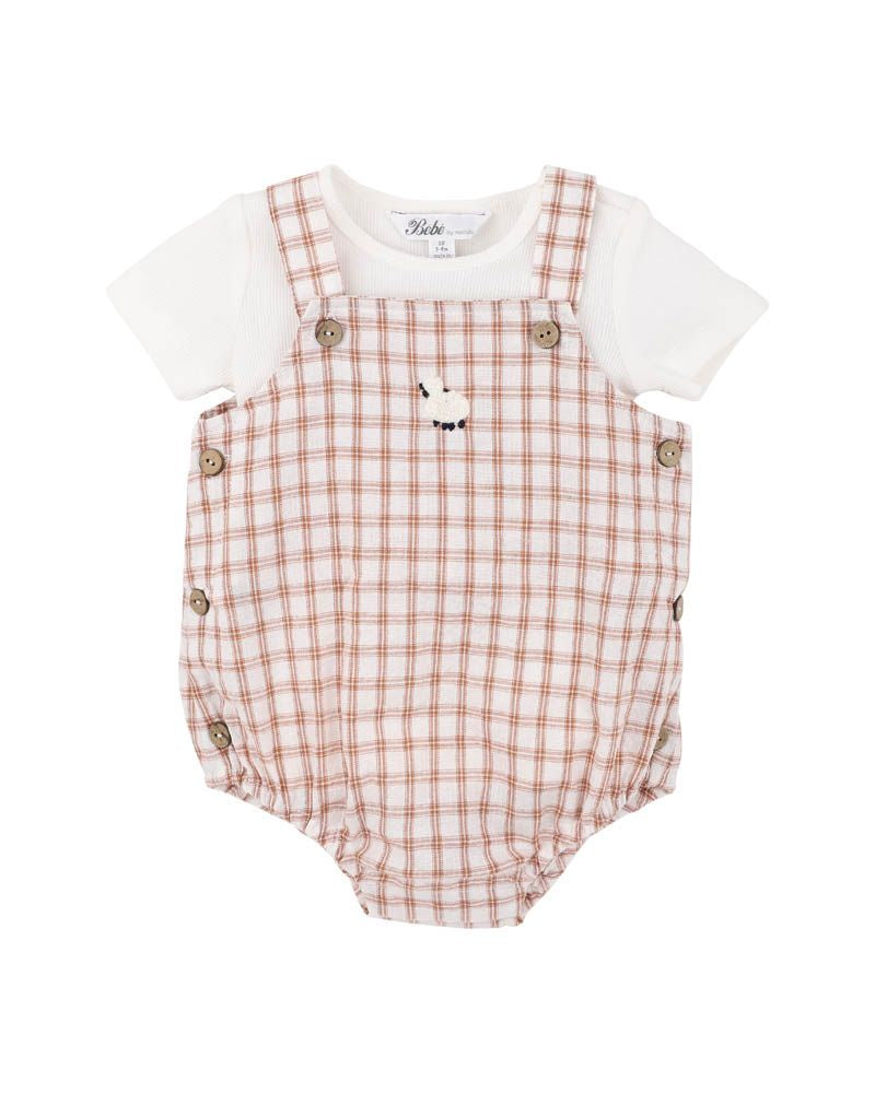 Bébé Baby | Clayton Check Romper
