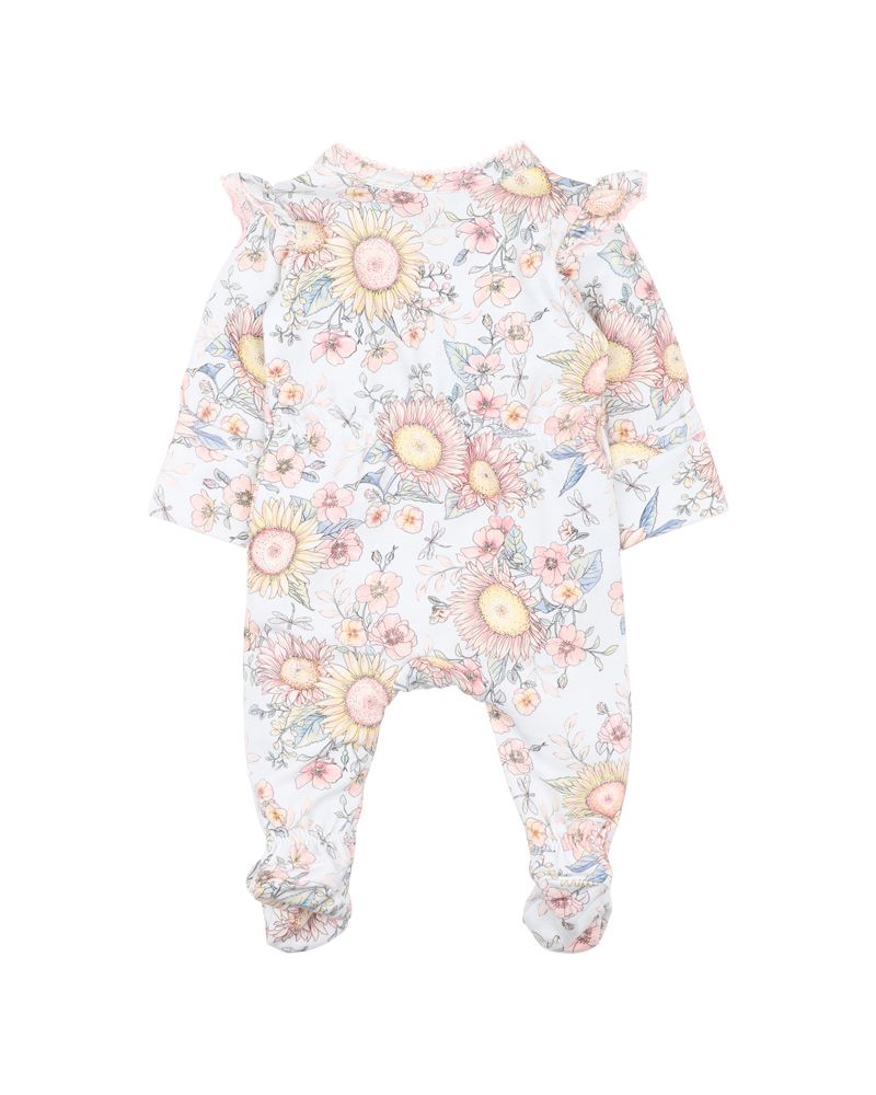 Bebe | Abby Print LS Zip Onesie