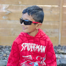 Te Rā | Tākaro Black+Red — Kids Sports Sunglasses NZ Ages 6+
