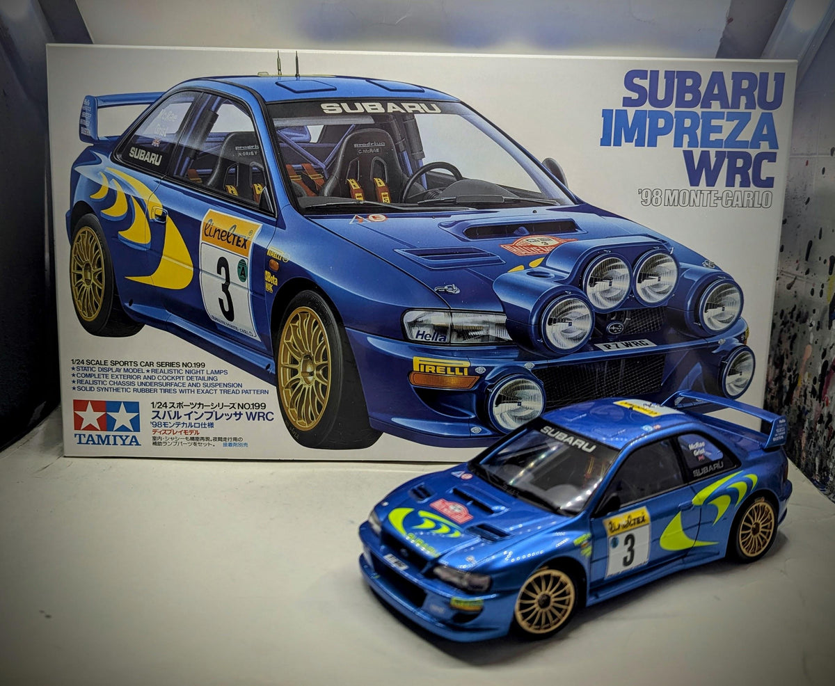 Out of Print Tamiya 1/24 Subaru Impreza WRC 1998 Safari Spec