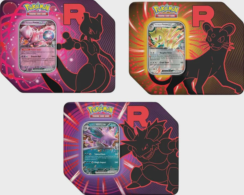 Pokemon TCG Team Rocket Tin