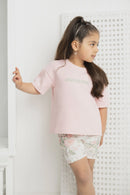 Cracked Soda | Tessa Panel Back Tee Pink 3-8
