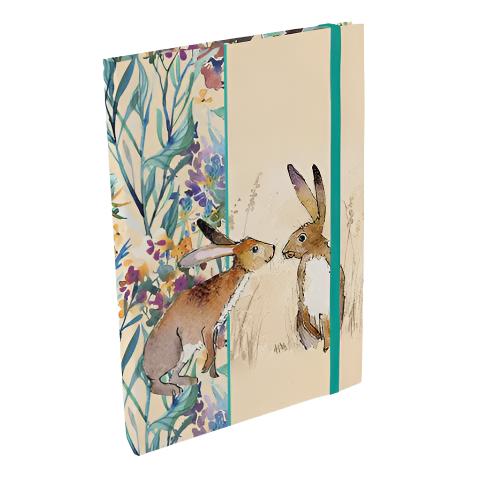 Notebook A5 Kissing Hares