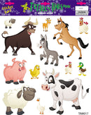 Window Decor - Farm Animals