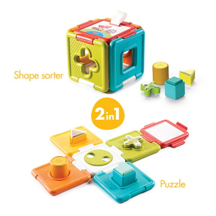 Tiny Love | 2 In 1 Shape Sorter And Puzzle