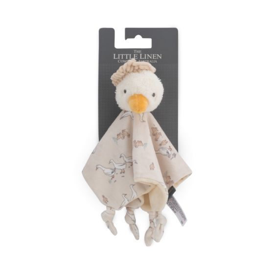 Little Linen Comforter - Fuzzy Duck