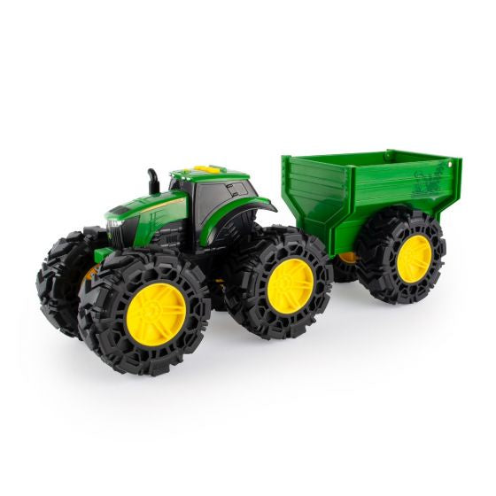John Deere | Monster Treads Tractor & Wagon New