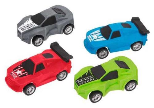 Monster Cars 3D Eraser - Asst RRP $8.99