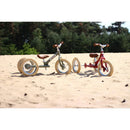 Red Vintage, Trybike Steel Chrome Parts & Creme Tyres (3 Wheel)