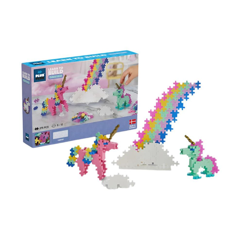 Plus Plus Learn To Build Unicorns - 275pc Building Kit