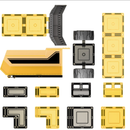 Tile Tek | Mega Earth Movers 22pc Magnetic Tiles