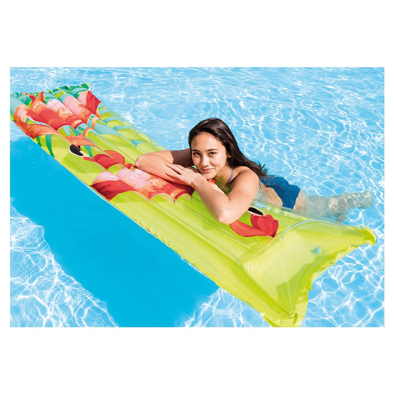 Intex 183cm Fashion Inflatable Float/Mat/Lounge Water/Beach/Pool Toy Assorted