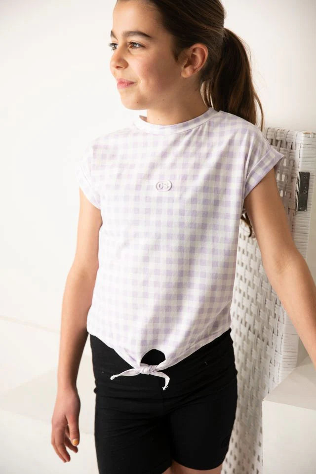 Cracked Soda | Violeta CS Tie Tee - Lilac