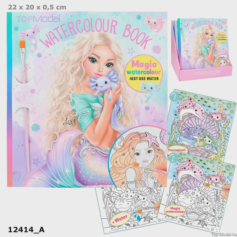 Top Model | Mermaid Watercolour Book