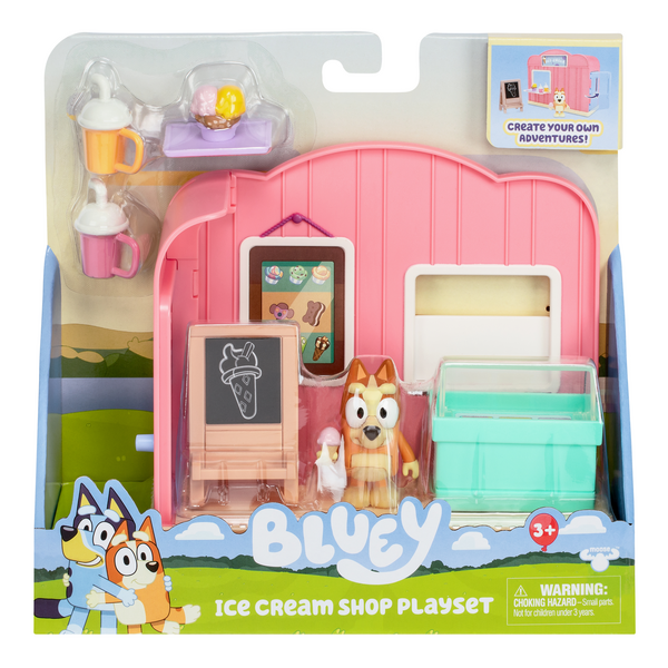 Bluey Mini Playset -  Ice cream Shop Playset