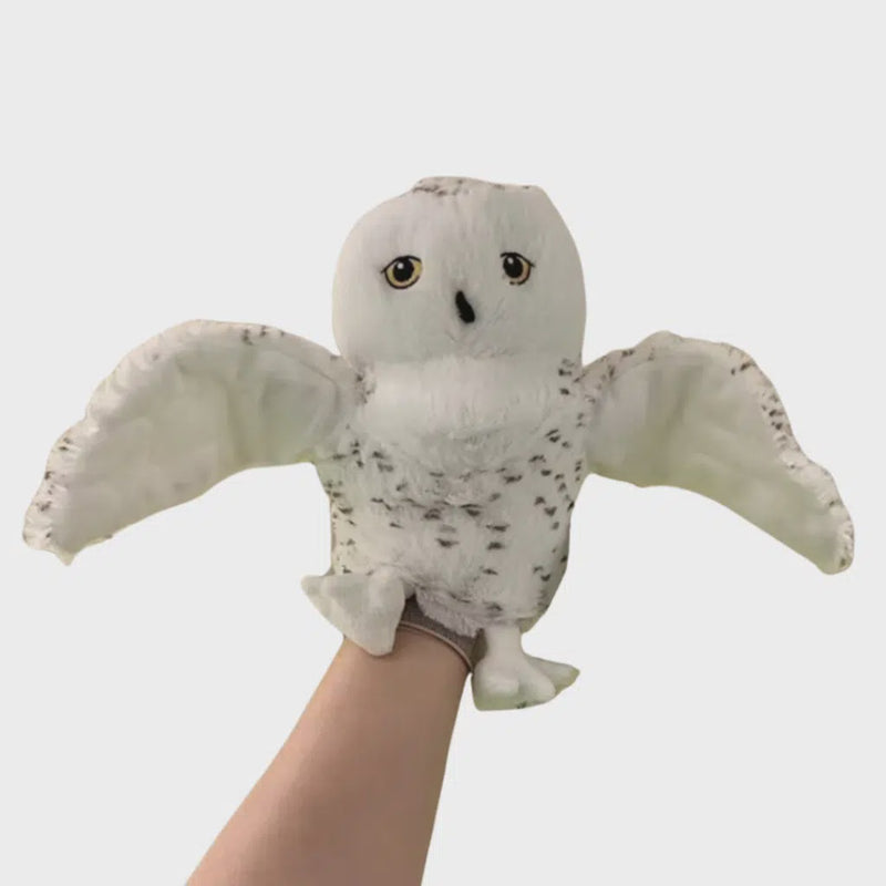 White Owl Hand Puppets – large