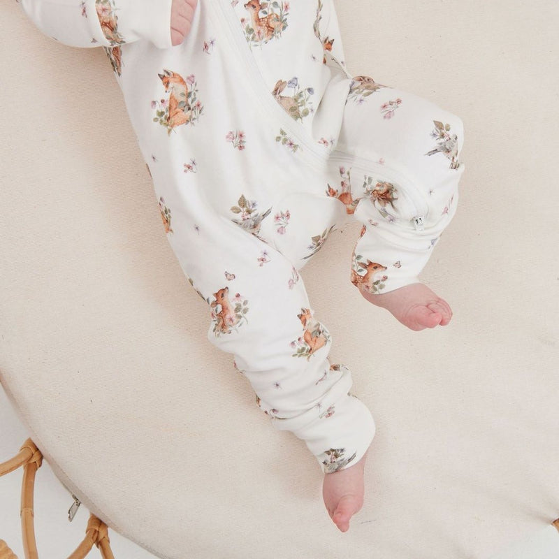 Aster & Oak | Vintage Meadow Zip Romper