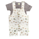 Imababywear | Baby Overalls & S/S Top Set - Farm Life
