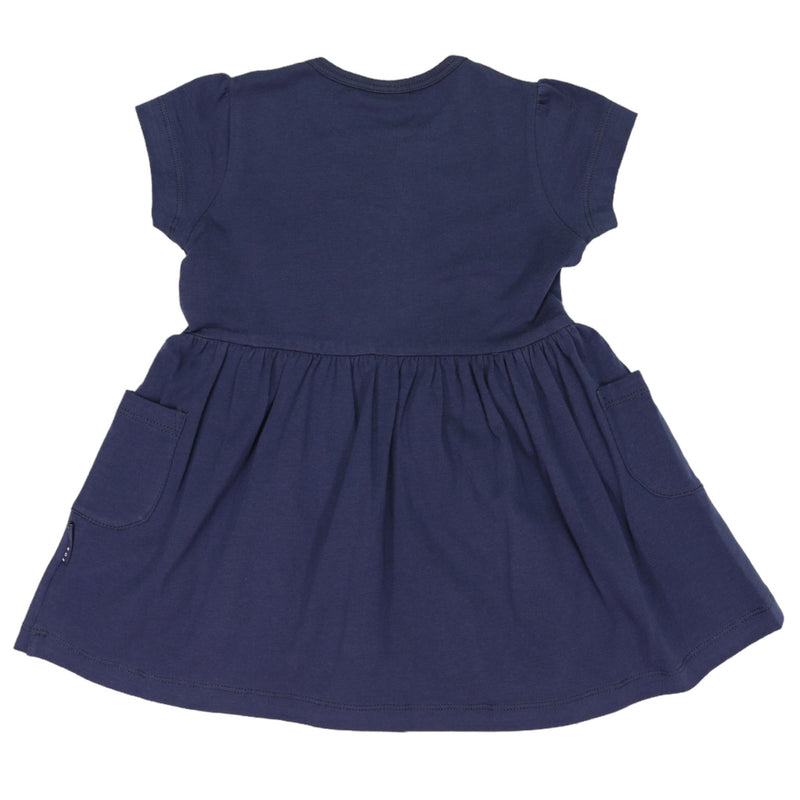 Korango | Flower Heart Dress Navy