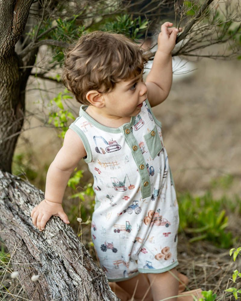 Bébé Baby | Clayton print Sheep Romper