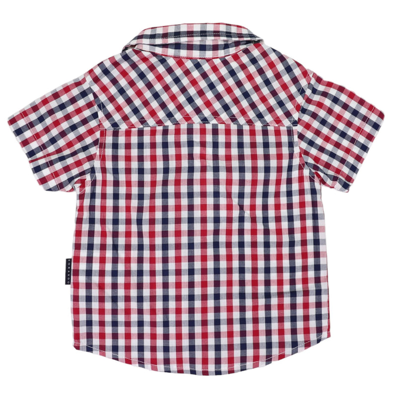 Korango | Short Sleeve Shirt Red Check