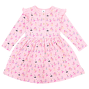 Korango | Dancing Unicorn Print Dress Pink