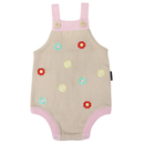 Korango | Flower Knit Sunsuit- Tapioca