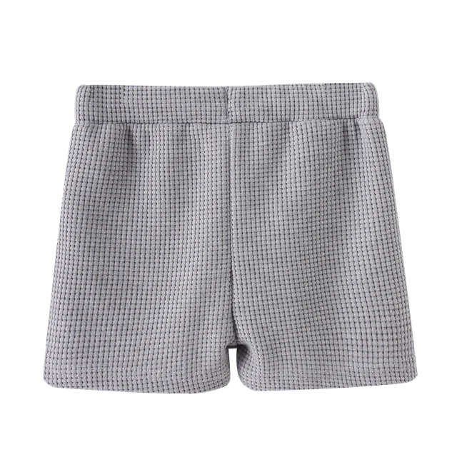 Cracked Soda | Zane Waffle Shorts - Grey