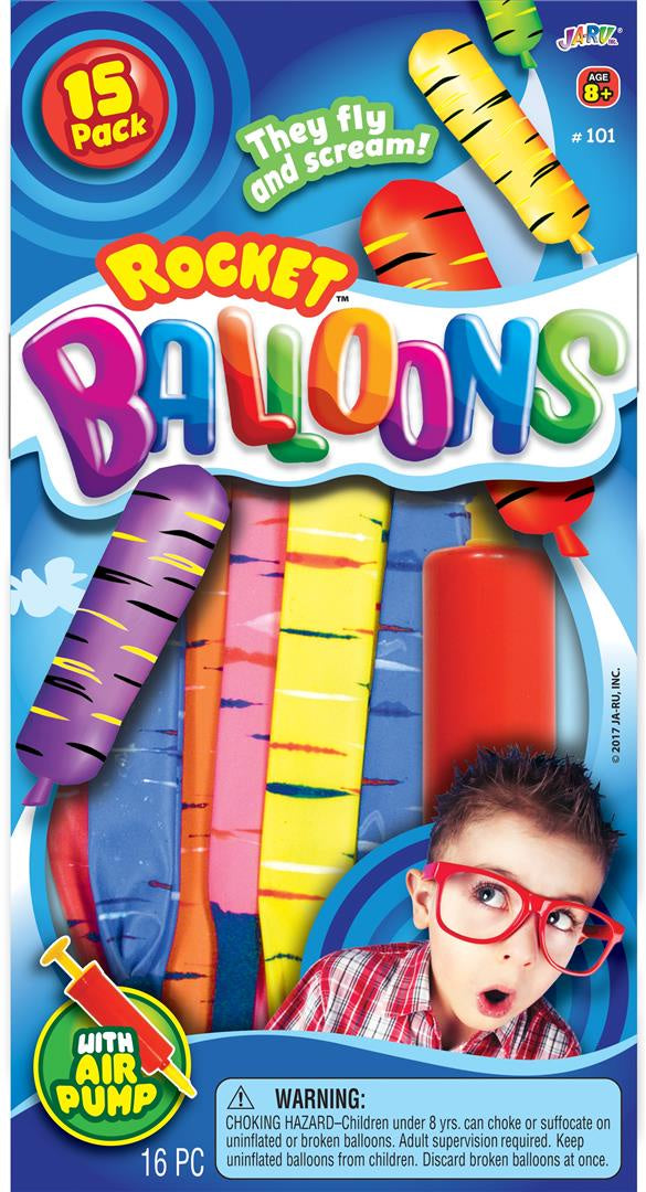 Rocket Balloons 6pk