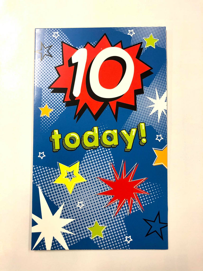 10 today Birthday card