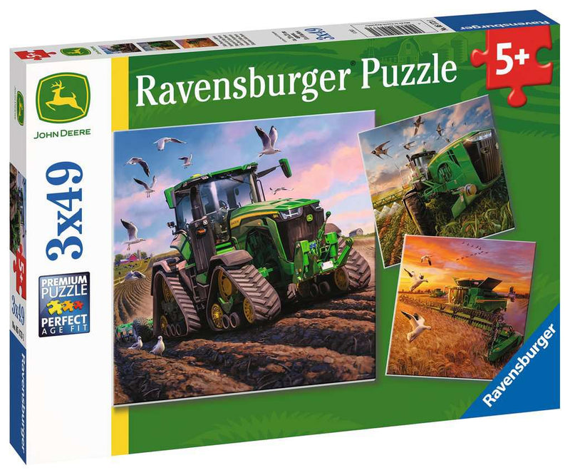 Ravensburger  John Deere Puzzles - 3x49pc
