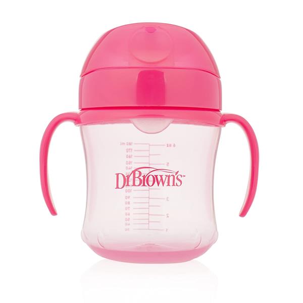 Dr Brown's | Soft Spout Transition Cup  Pink or Blue