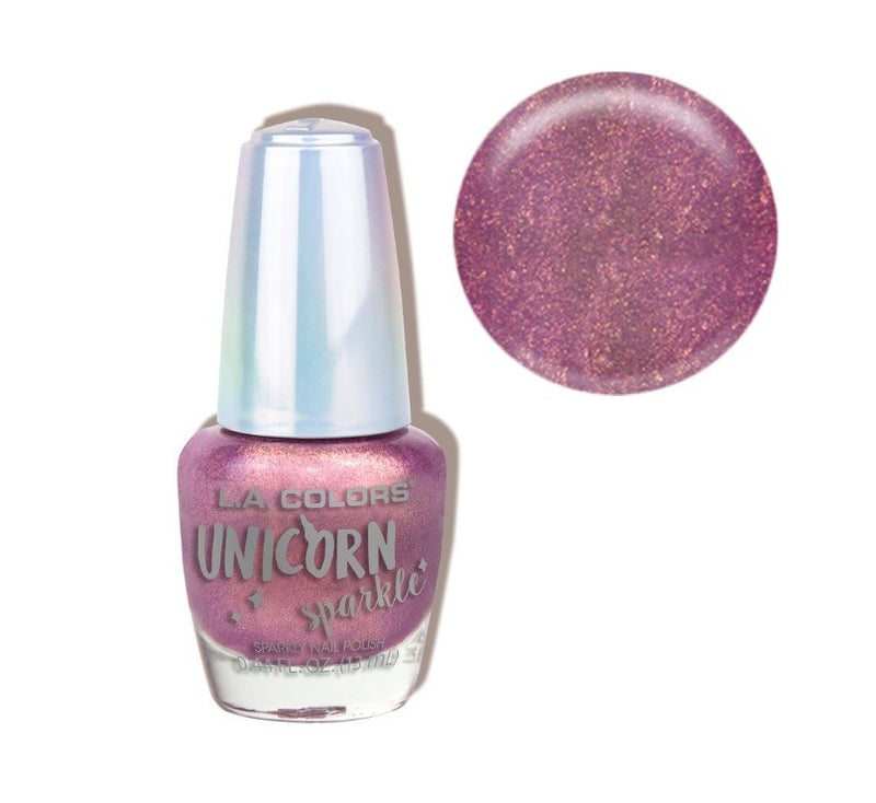 LA Colors Unicorn Sparkle Nail Polish - Candy Cloud