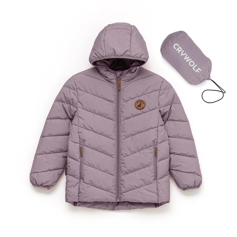 Crywolf | Eco-Puffer Jacket-Lilac