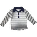 Korango | Classic Boy Striped Polo Charcoal