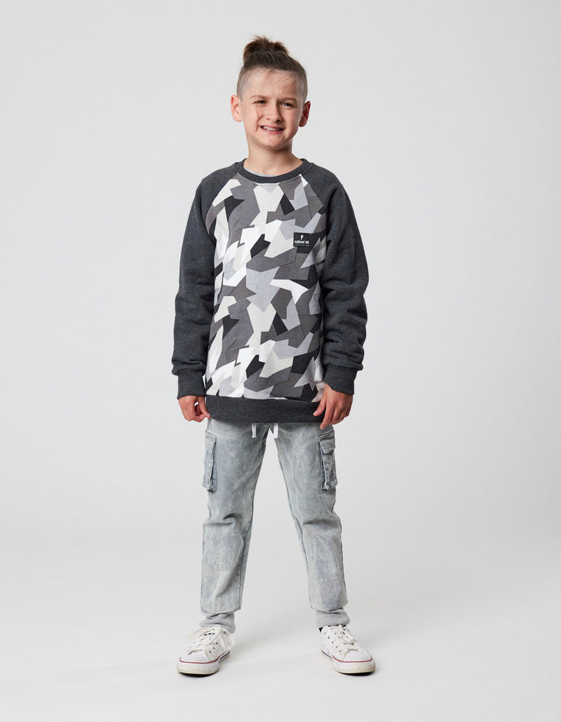 Radicool | Camoflage Raglan Crew RRP $59.99